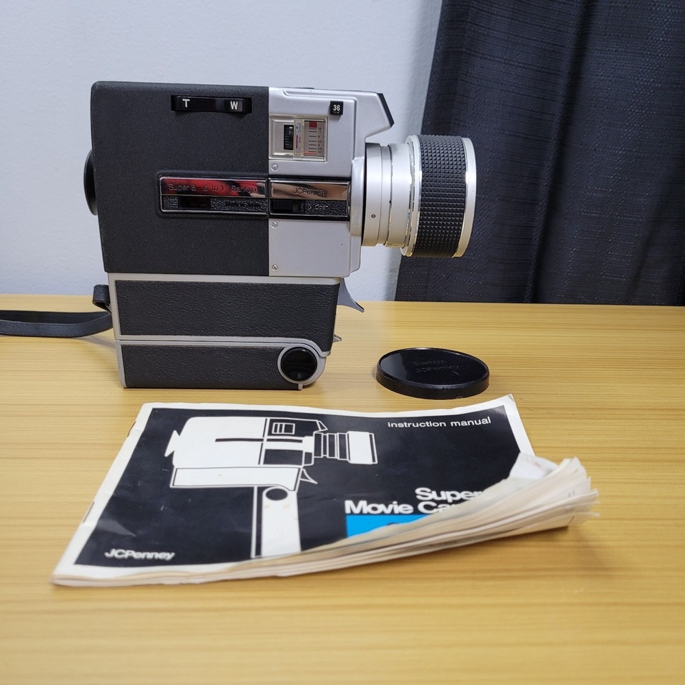 Vintage Sankyo Super 8 Movie Camera 6 to 1 Zoom‎ JC Penney Does not Power On
